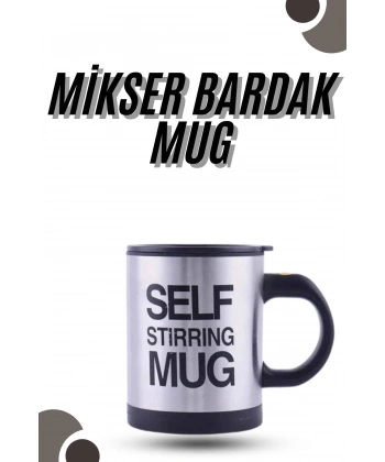 Karıştırıcı Özellikli Mikser Kupa Bardak Kompakt Taşınabilir Mug