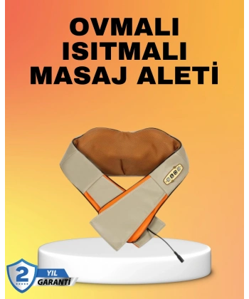 Kas Ağrılarına İyi Gelen Ovmalı Isıtmalı Boyun Omuz Bel Masaj Aleti