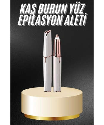 Kaş Bıyık Tüy Epilasyon Aleti Pilli Yüz Kaş Epilatör Kıl Tüy Alma Epilasyon