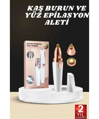 Kaş Burun Ve Yüz Epilasyon Aleti Kablosuz Şarjlı Kökten Alan Epilasyon Aleti