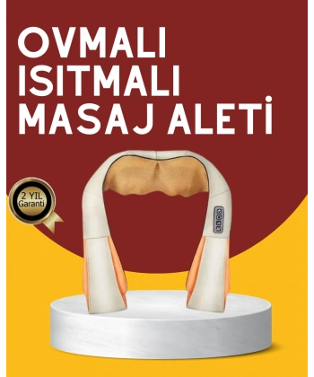 Kas Eklem Ağrılarına Ovmalı Isıtmalı Boyun Omuz Bel Masaj Aleti