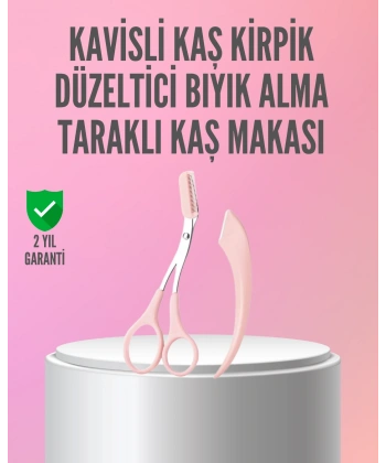 Kaş ve Kirpik Şekillendirme İçin Yüz Bakım Makası