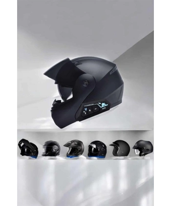 Kask Kulaklığı Motosiklet Intercom Interkom Dinleme Konuşma Özellikli Su Geçirmez