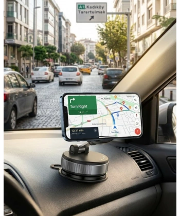 Katlanabilir Manyetik Telefon Tutucu Araç Konsol Telefon Standı
