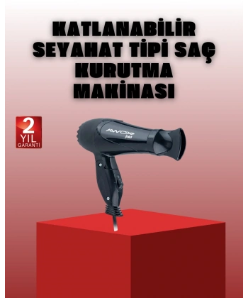 Katlanabilir Saç Kurutma Makinesi Seyahat Tipi Taşınabilir Tasarım