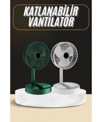 Katlanabilir Usb Şarjlı Masaüstü Soğutucu Mini Fan Telefon Tutucu