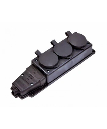 Kauçuk 220V Uzatma 3lü Priz