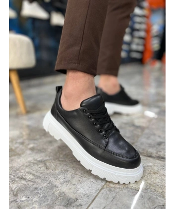 KB-702 Kuback Siyah Cilt Günlük Erkek Ayakkabı