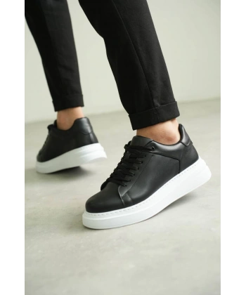 KB-B2 Kuback Siyah Cilt Günlük Erkek Ayakkabı