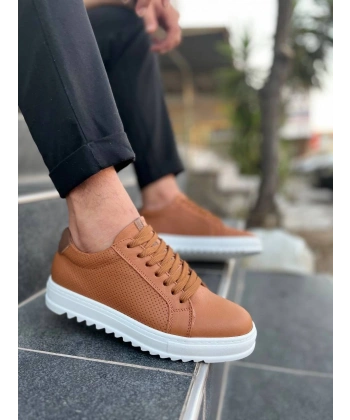 KB-DX2 Kuback Taba Deri Günlük Erkek Ayakkabı