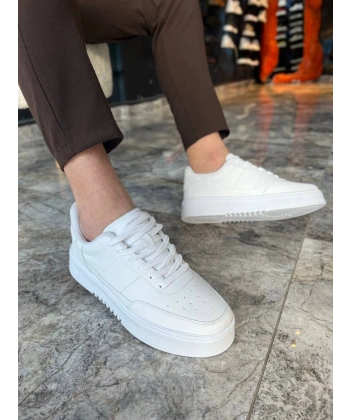 KB-N2 Kuback Beyaz Cilt Günlük Erkek Ayakkabı