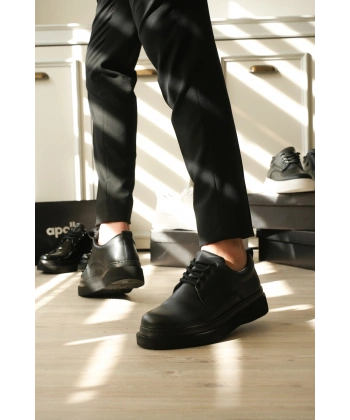 KB-X16 Kuback Kömür Cilt Günlük Erkek Ayakkabı