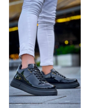 KB-X20 Kuback Kömür Rugan  Günlük Erkek Ayakkabı