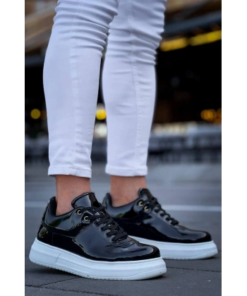 KB-X20 Kuback Siyah Rugan  Günlük Erkek Ayakkabı