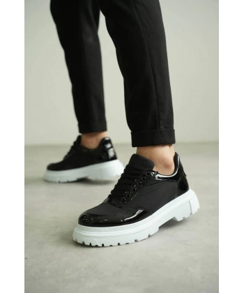 KB-X201 Kuback Siyah Rugan Paraşüt Günlük Erkek Ayakkabı