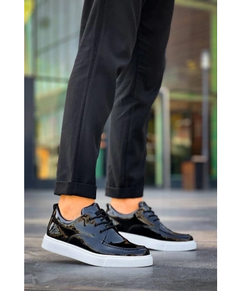 KB-X5 Kuback Siyah Rugan Günlük Erkek Ayakkabı