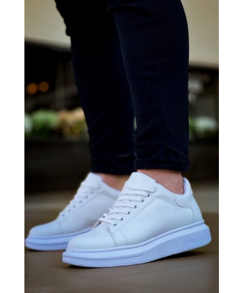 KB-X500  Kuback Bağcıklı Beyaz  Günlük Erkek Ayakkabı