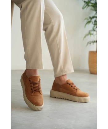 KB-X516 Kuback Taba Süet Günlük Erkek Ayakkabı