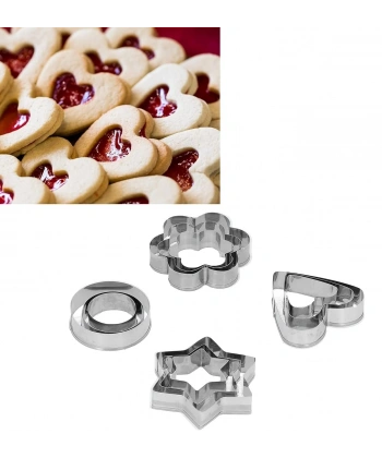 Kek Kalıbı - Bisküvi Kalıbı - Fondan Kalıbı 12 Adet