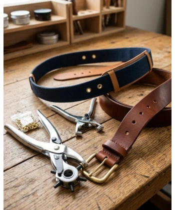 Kemer Delik Açma Aparatı 2li Set Deri Çanta Kayış Delme Aleti