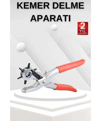 Kemer Delme Makinesi Aleti Kemer Delme Pensi Kumaş Kemer Ayakkabı Deri