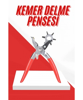 Kemer Delme Pensesi 6 Farklı Boyutta Kemer Delici Ev Deri Kemer