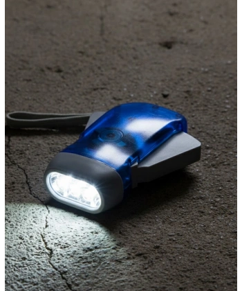 Kendiliğinden Şarjlı El Feneri Pilsiz Çalışan 3 LED Acil Durum Feneri