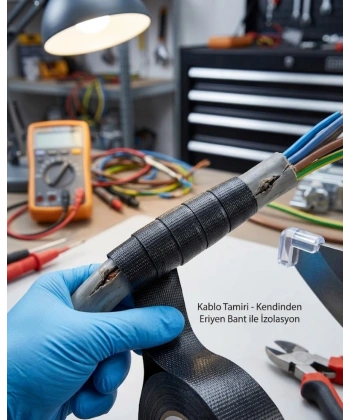 Kendinden Kaynaşan Eriyen Bant Su Geçirmez İzolasyon Bandı