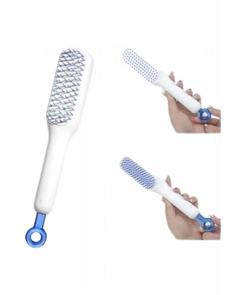 Kendini Temizleyen Tarak Fırça Geri Çekilebilir Evcil Hayvana Uygun Sıkı Dişli