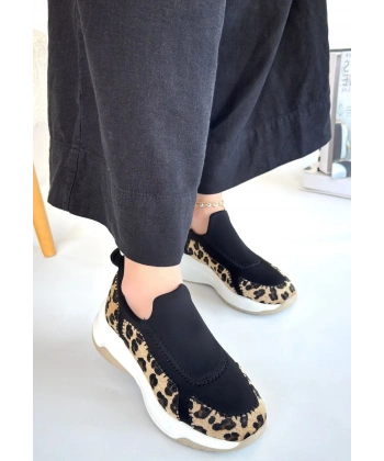 Kendy Leopar Süet Spor Ayakkabı