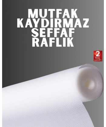 Kesilebilir şeffaf raflık çekmece kaplaması mutfak için