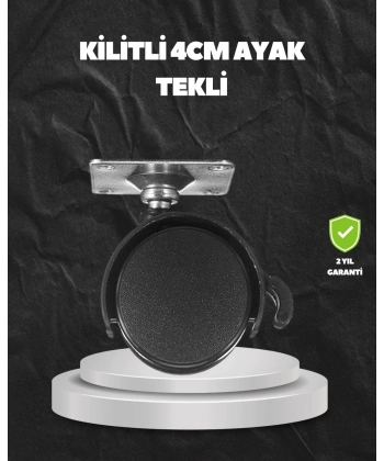 Kilitli 4 cm Evrensel Tekerlek Ayak Tek Adet
