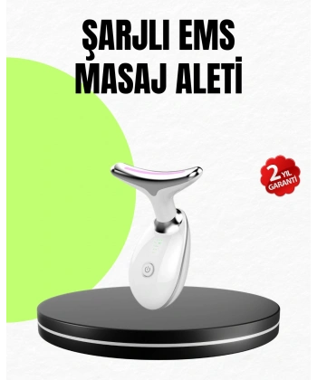 Kırışıklık Önleyici Güzellik Cihazı | Mikro Akım Masaj ve Isı Terapisi