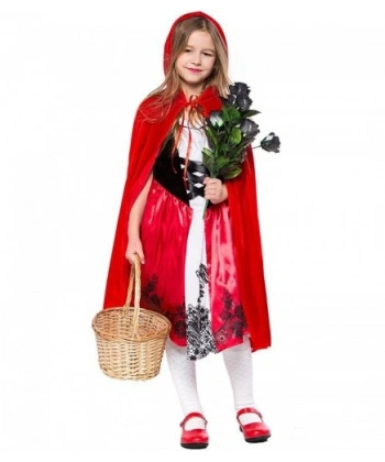 Kırmızı Başlıklı Kız Şapkalı Pelerin 90 cm