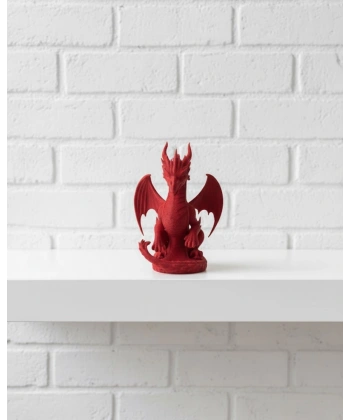 Kırmızı Ejderha Biblo 12 cm