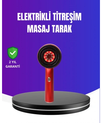 Kırmızı Işık Terapi Özellikli Saç Derisi Masaj Tarak Anti Dökülme