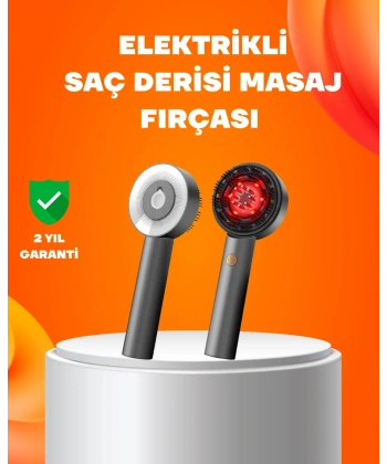 Kırmızı Işık Terapi Saç Derisi Masaj Tarağı 3 Modlu Yağ Hazneli