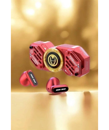 Kırmızı Kablosuz Bluetooth Kulaklık Stres Çarklı  Kulaklığı