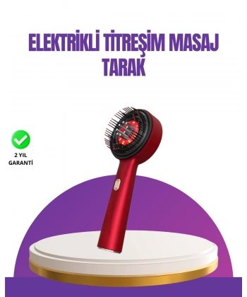 Kırmızı LED Işıklı Saç Derisi Masaj Aleti