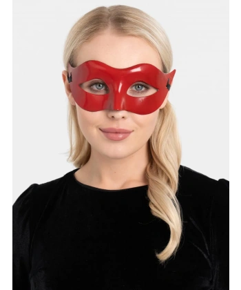 Kırmızı Renk Masquerade Kostüm Partisi Venedik Balo Maskesi