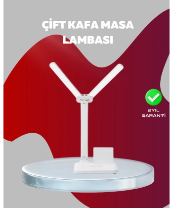 Kısılabilir LED Masa Lambası – Kalemlik, Telefon Standı ve Okuma Işığı Bir Arada