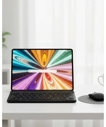 Klavyeli Tablet PC Kalem Kılıf ve Ekran Koruyucu Hediyeli Android Set