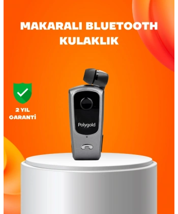 Klipsli Tasarımlı Bluetooth Kulaklık Uzun Pil Ömrü