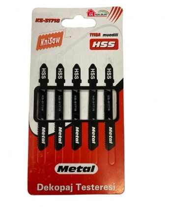 Knisaw 51718 Metal Dekupaj Testeresi 5 Parça