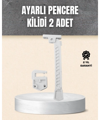 Kolay Montajlı Pencere Açılma Sınırlayıcı 2’li Set
