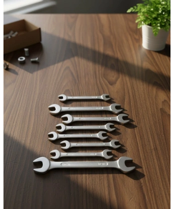 Kombine Açık Ağız Anahtar Seti 8 Parça Çok Amaçlı Kullanım