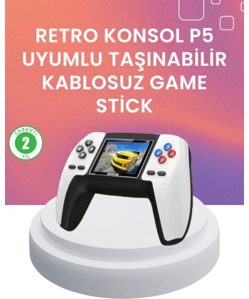Kompakt Retro Oyun Konsolu | P5 GamePad ile Eski Günlere Dönün