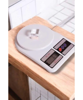 Kompakt Tasarım ve Tek Tuşla Sıfırlama Özelliğiyle Kullanımı Kolay Mutfak Tartısı