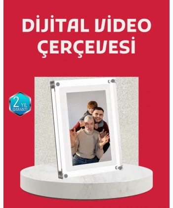 Kompakt Tasarımlı 7 İnç Dijital Fotoğraf Çerçevesi – Modern ve Şık Görünüm