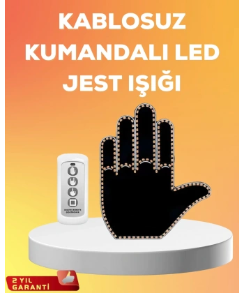Kompakt Tasarımlı LED Jest Işığı – Selam ve Teşekkür Modları